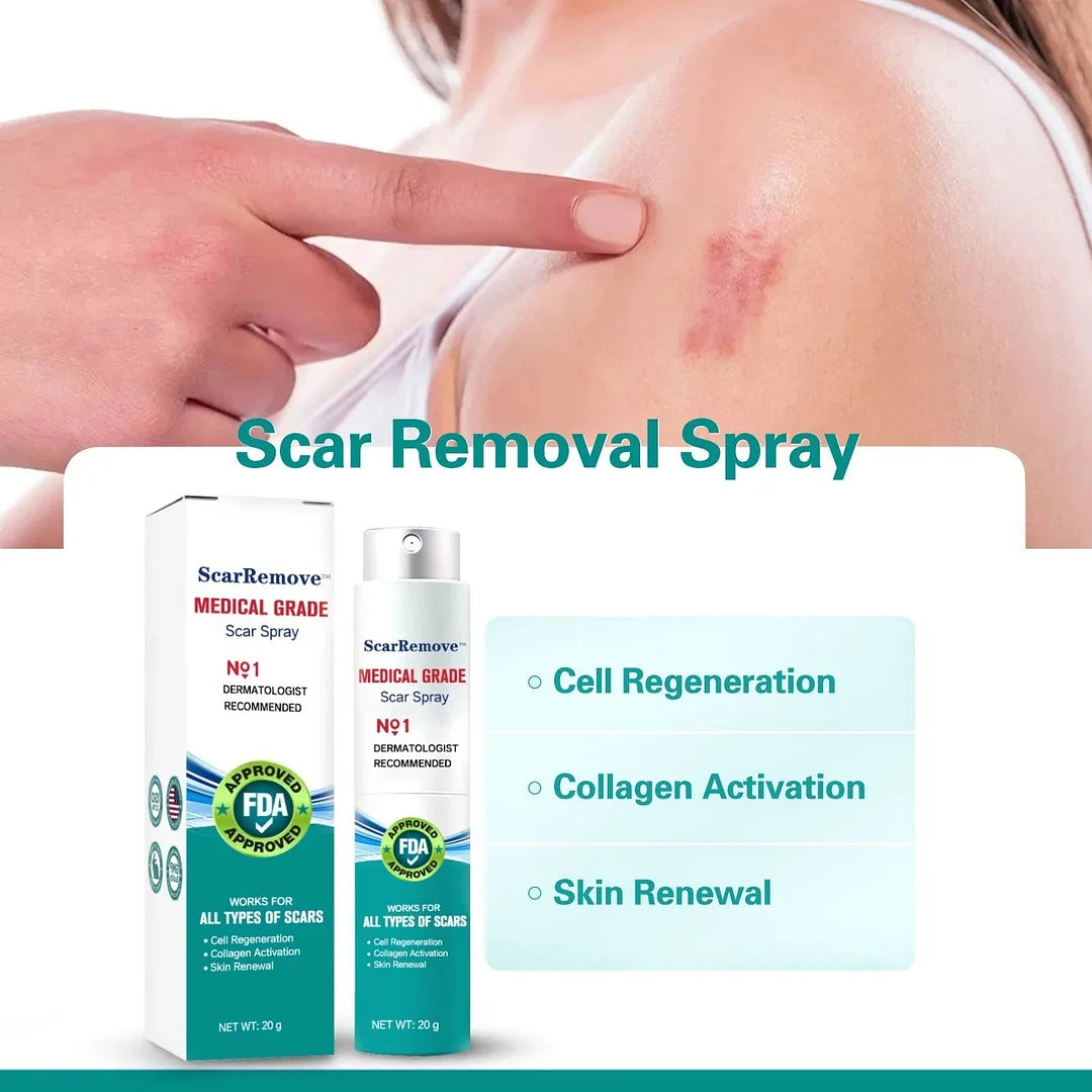 Hot sale 49%off🔥BeautyNue™ Advanced Scar Spray For All Types of Scars - For example Acne Scars, Surgical Scars and Stretch Marks