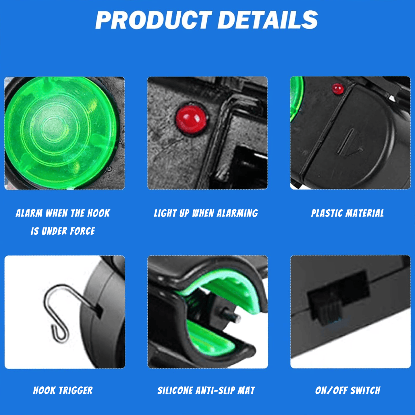 Fishing Bite Alarm with LED Light