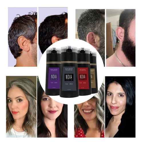 No Gloves. No Mess. Just Gorgeous Color.-- Hair Instant Dye Shampoo