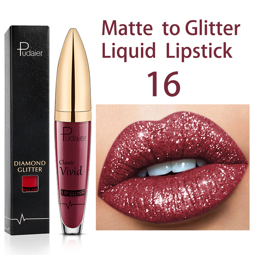 2025 (❤️BEST SALE NOW-ALL) 18 Color Diamond Shiny Long Lasting Lipstick