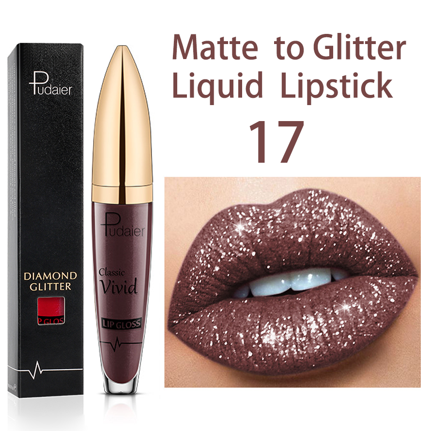 2025 (❤️BEST SALE NOW-ALL) 18 Color Diamond Shiny Long Lasting Lipstick