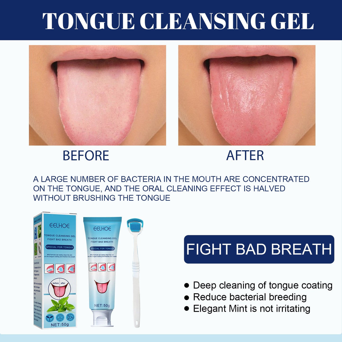 Probiotic Tongue Cleaning Gel Set(Buy 3 Get Free Shipping)
