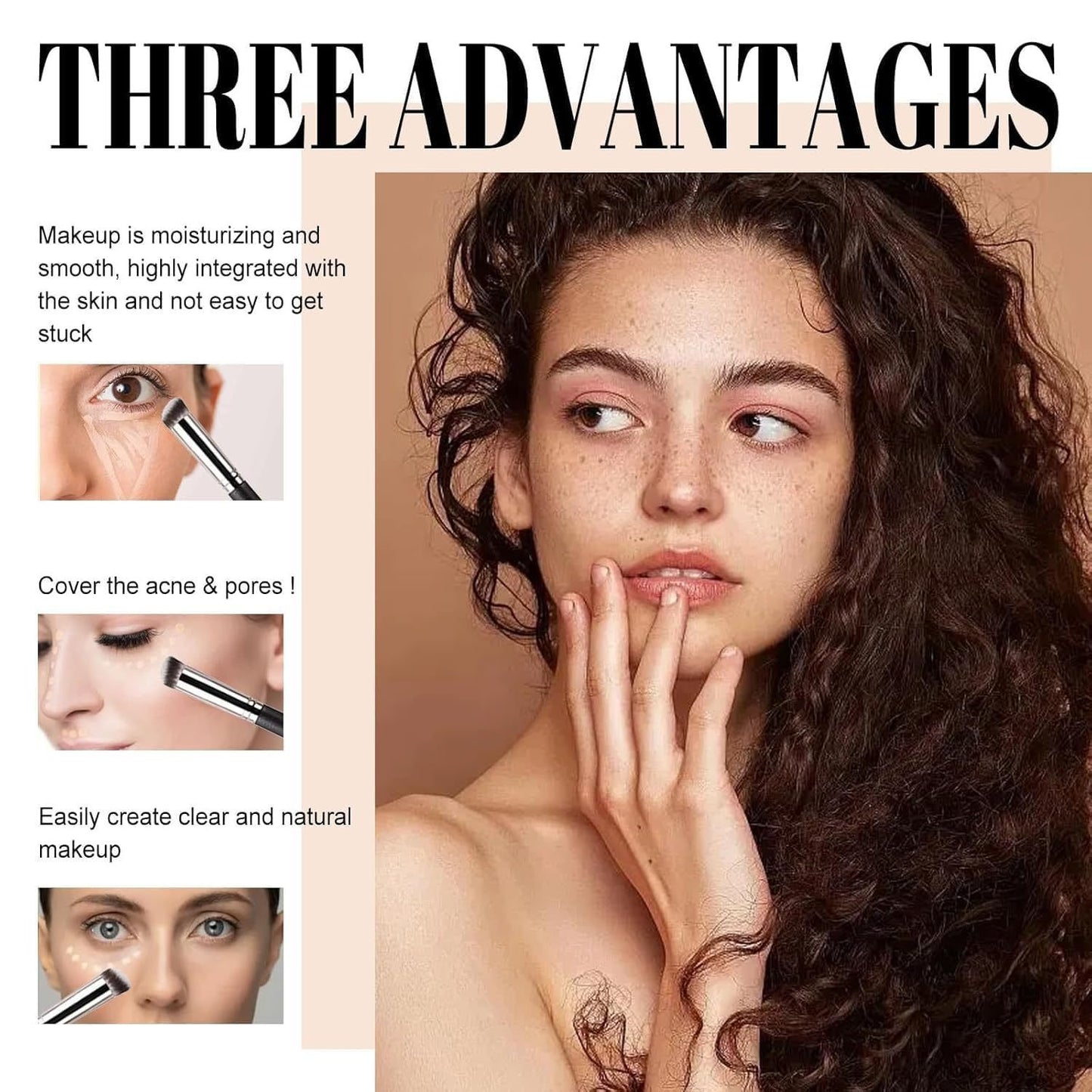 Say Goodbye to Dark Circles in Seconds!💖Under Eye Brightener, Conceal & Brighten Dark Circles