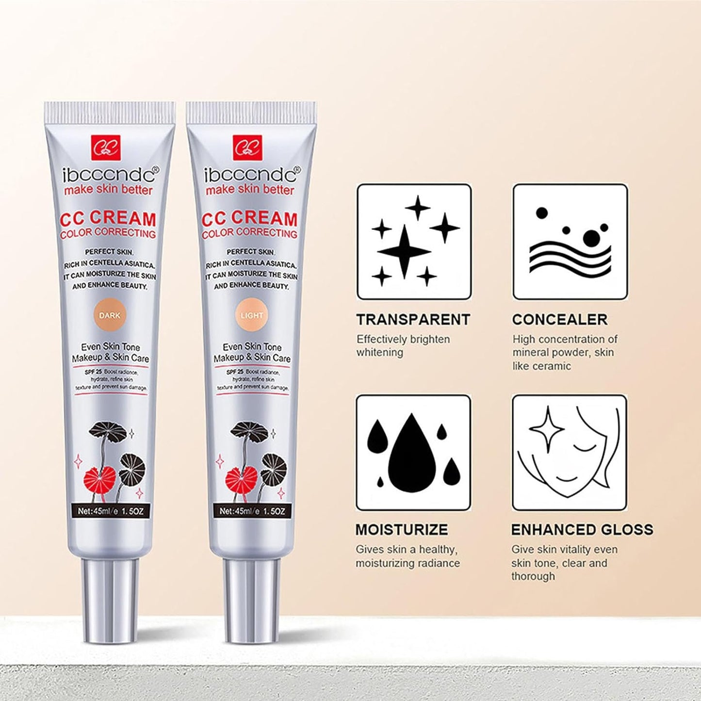 Hot sale 49%off - Hydrating CC Cream Foundation with Centella Asiatica