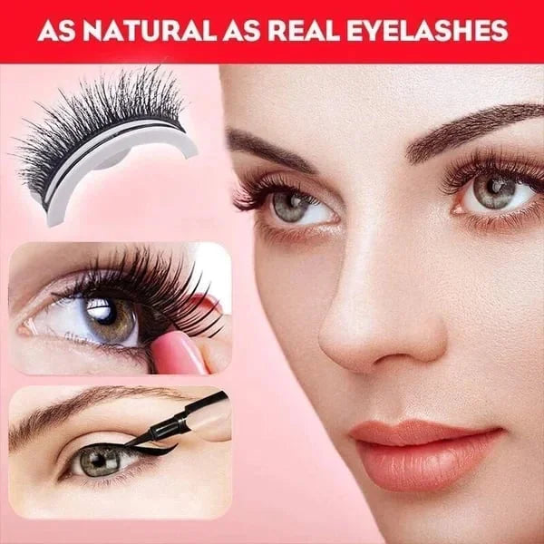 Instant Beauty, No Glue Needed!🔥Reusable Self Adhesive Eyelashes🔥