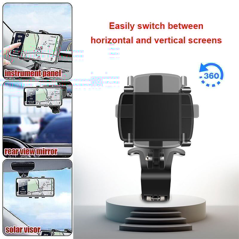 Summer Sale 49% off🔥360°Adjustable Car Dashboard Mobile Phone Holder