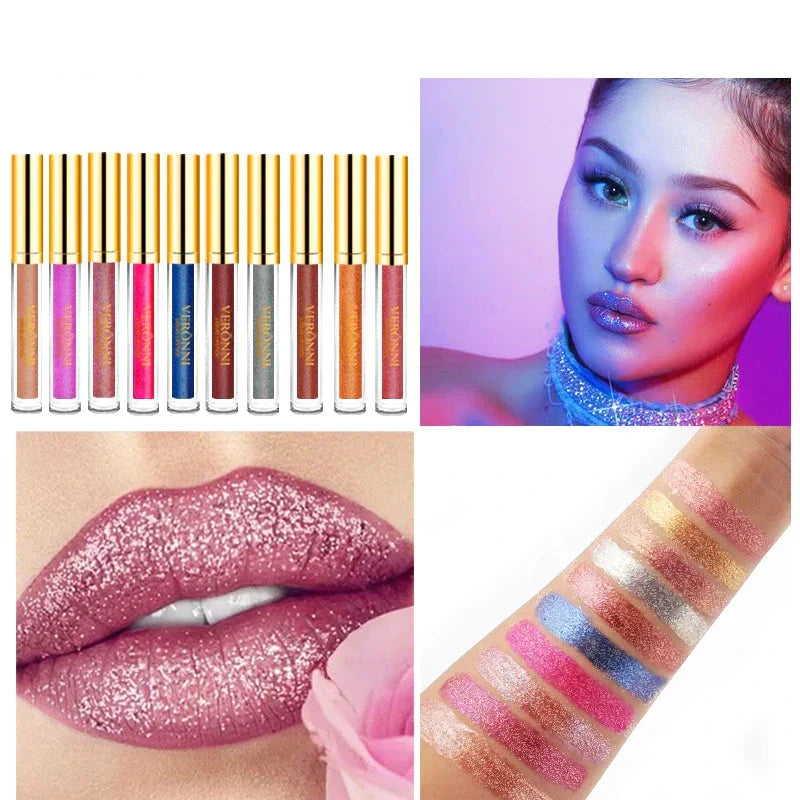 🔥Sale-49% OFF!Metallic Liquid Diamond Glitter Lipstick