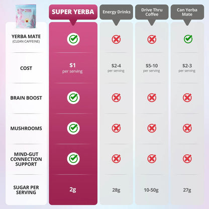 Super Yerba - Raspberry Lemonade Flavor 🌿🍋