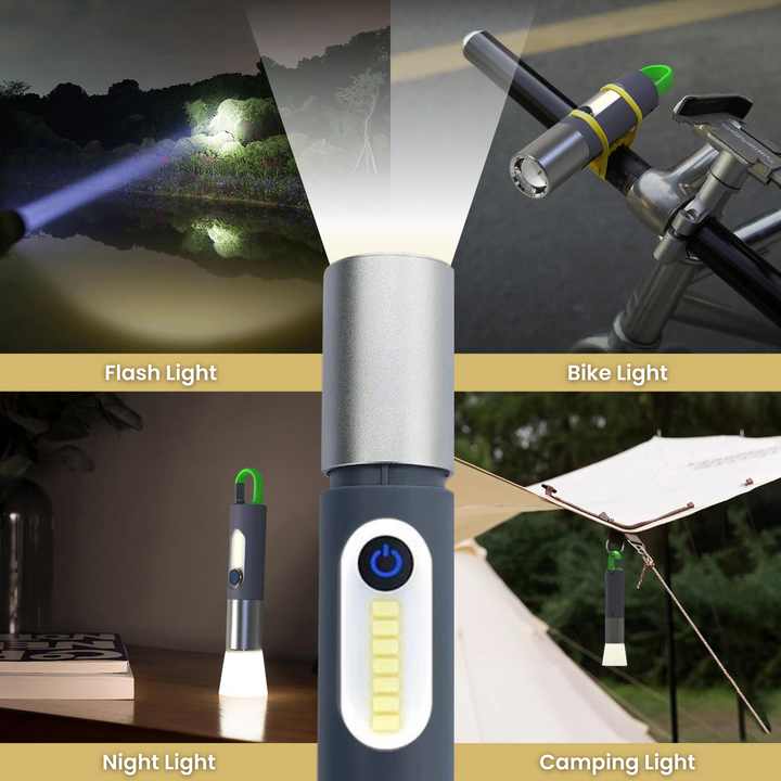 Zoomable LED Flashlight