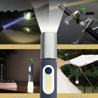 Zoomable LED Flashlight