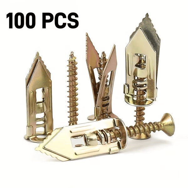 🔥Last Day 50% OFF -🔩40PCS Self-Drilling Drywall Anchors and Screws Kit
