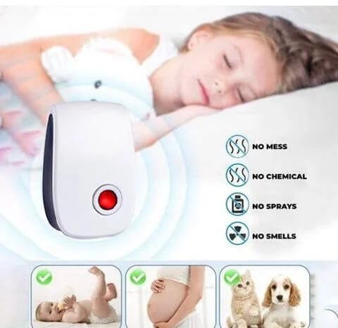 🔥BUY 1 GET 1 FREE🔥Ultrasonic Pest Repeller for Mosquito, Cockroaches, Rats, Ants, Lizards, Spiders, Etc
