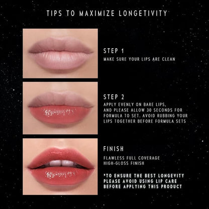 💋 STELLAR DUST Lip Stain: Matte Moisturizing Lip Gloss