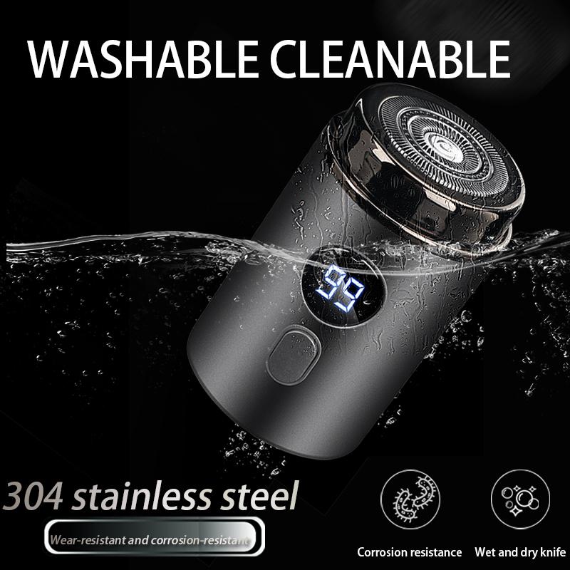 ⏰ Limited Time 49% OFF! 🔥 IPX7 Waterproof Cordless Mini Portable Razor 🪒💦 Buy More, Save More