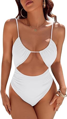 🔥Cut-Out Tummy Control One Piece Swimsuit