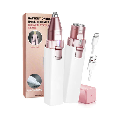 Last Day 49% OFF🔥2-in-1 Women's Eyebrow and Facial Hair Removal Device