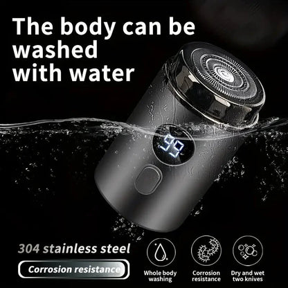⏰ Limited Time 49% OFF! 🔥 IPX7 Waterproof Cordless Mini Portable Razor 🪒💦 Buy More, Save More