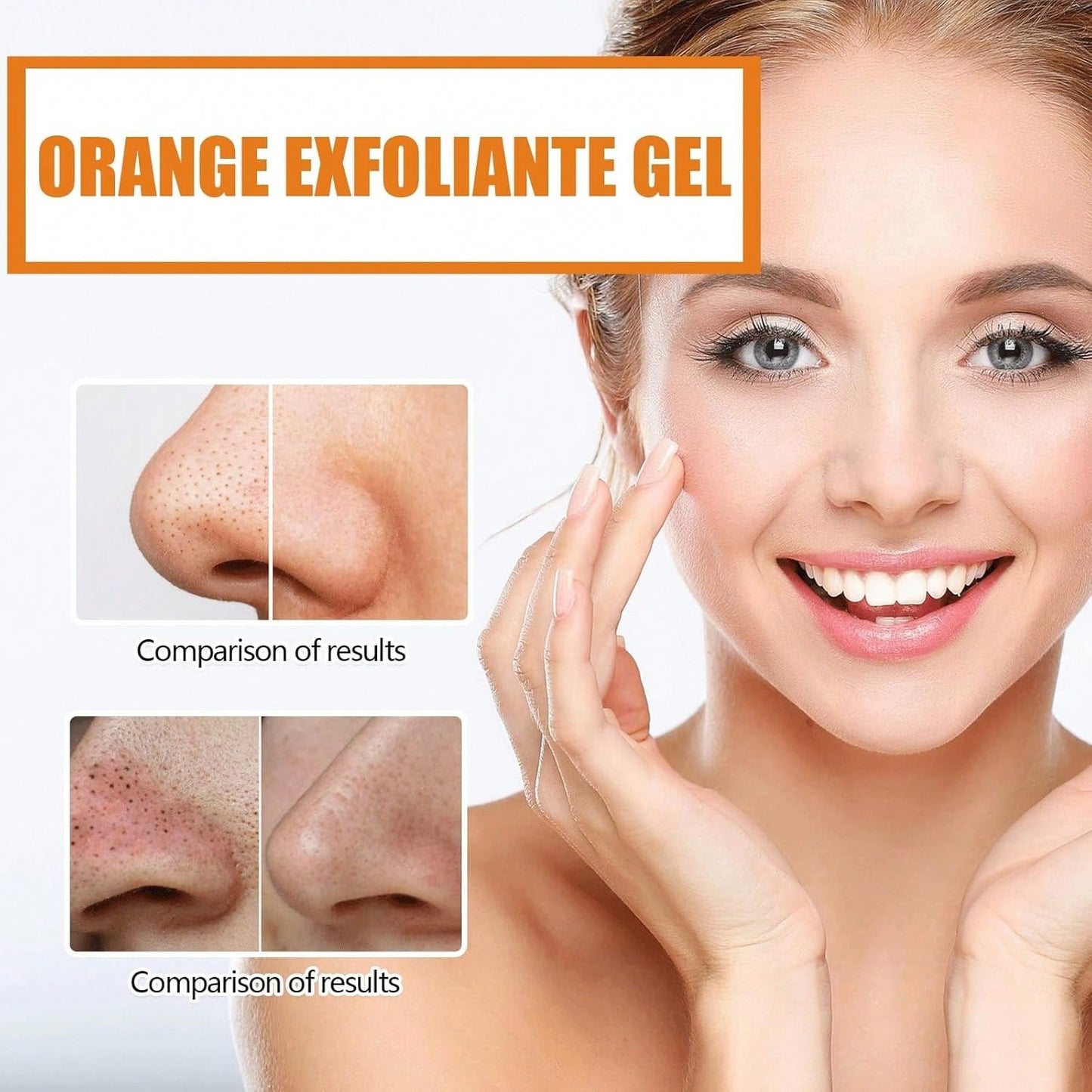 🔥2025 HOT SALE-49% OFF🔥Orange Exfoliating Gel Facial Cleansing Whole Body Scrub Dead Skin Custard