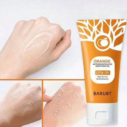 🔥2025 HOT SALE-49% OFF🔥Orange Exfoliating Gel Facial Cleansing Whole Body Scrub Dead Skin Custard