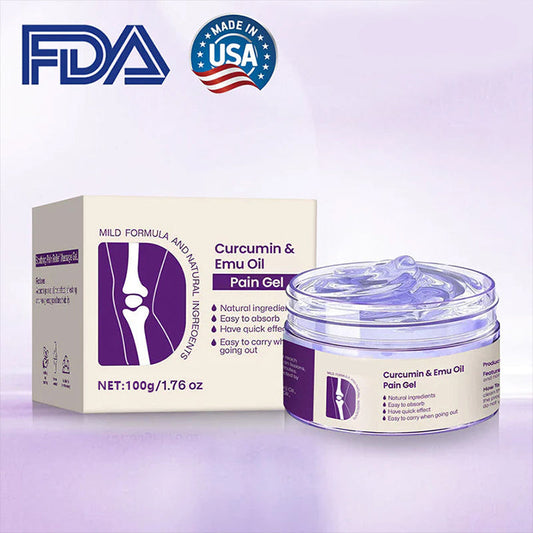 Curcumin & Emu Oil Pain Gel – 🏥Backed by US Osteopathic Experts