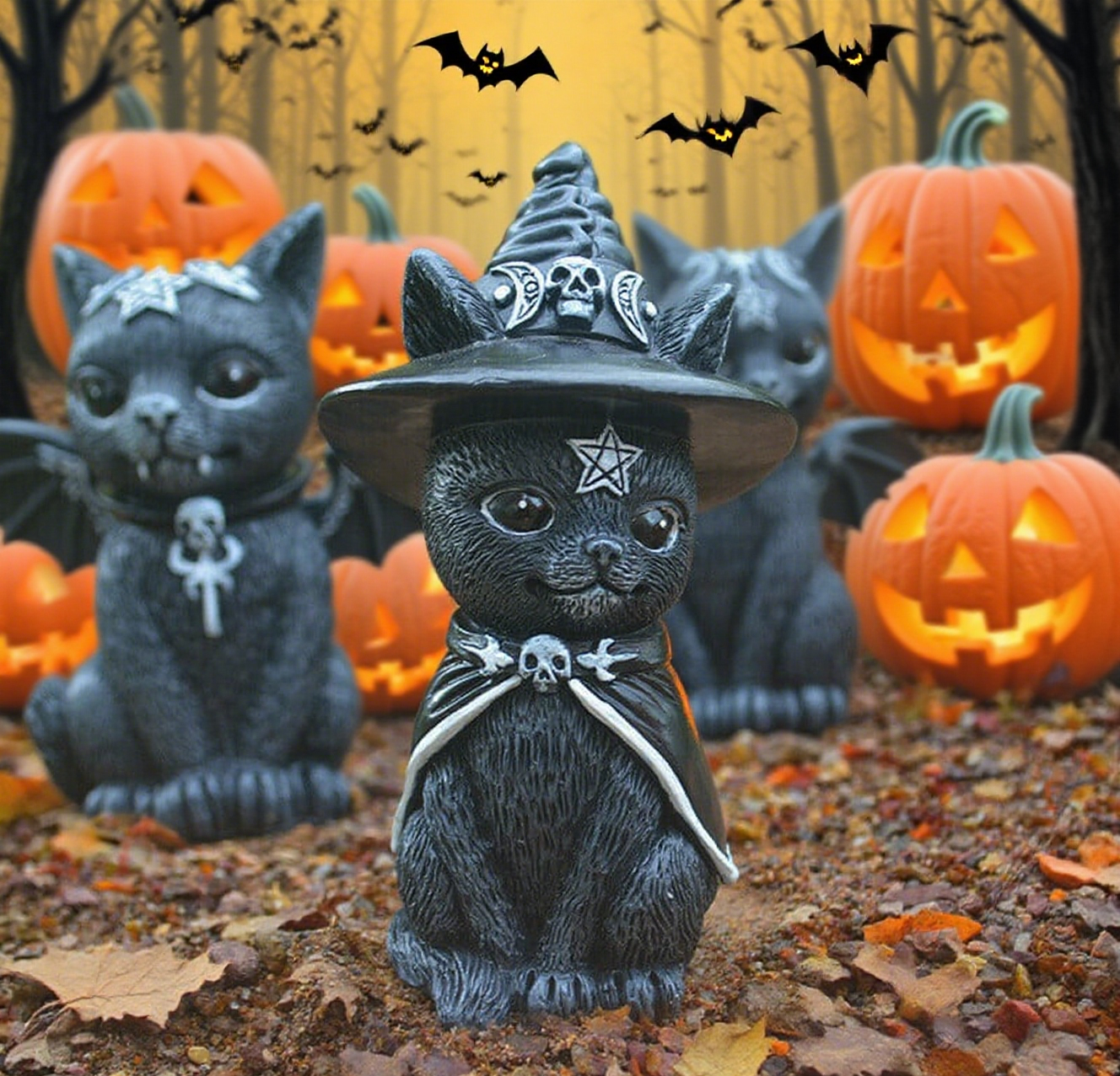 🎃Cat Halloween Lawn Gnome-Buy 2 Free Shipping