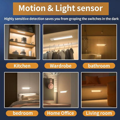 Flash Sale⚡- LED Rechargeable Motion Sensor Under Cabinet Lights