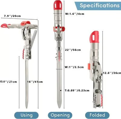 🔥🎣 2025 Hot Sale 49% OFF – Automatic Fishing Rod Holder 💥 Auto Hook, Relax & Reel In! 🎯
