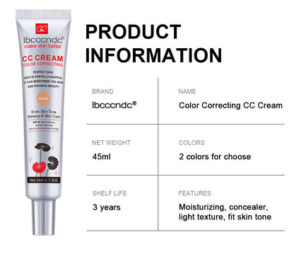 Hot sale 49%off - Hydrating CC Cream Foundation with Centella Asiatica