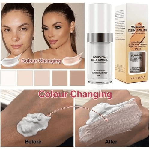 Never Buy the Wrong Foundation Again!🔥Colour Changing Mature Skin Foundation🎁