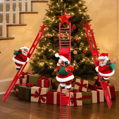 🎅Electric Bead Climbing Santa Claus Musical Toy