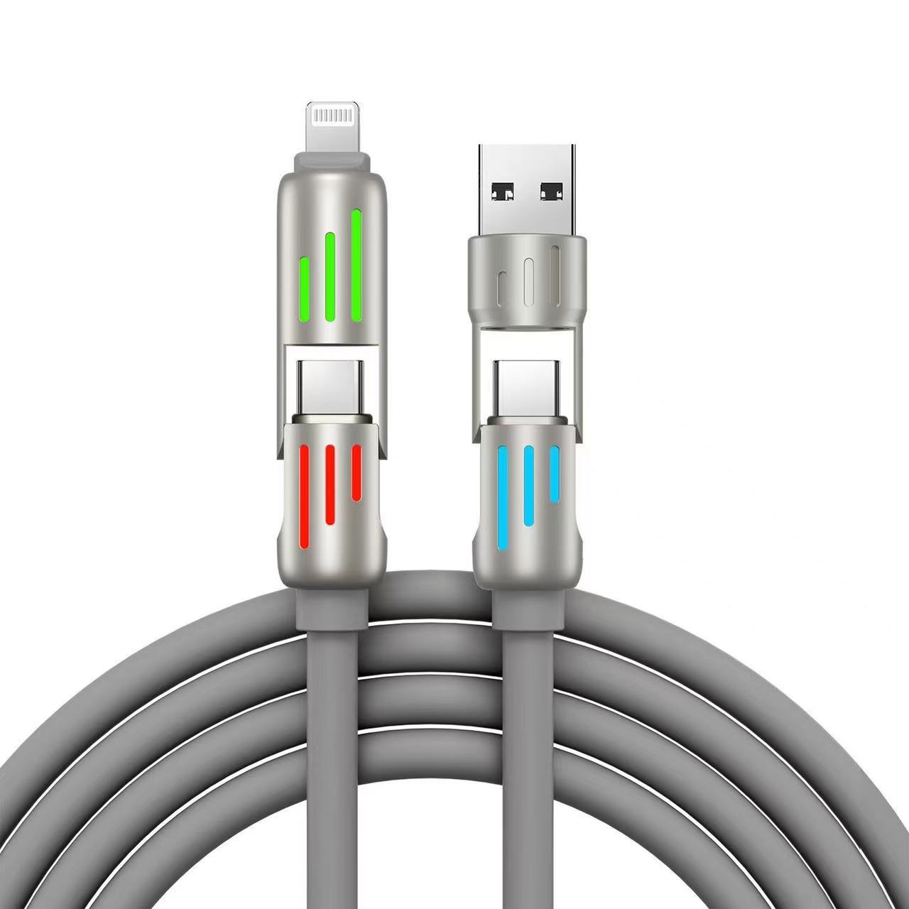 2025 New Year's Sale 49%off🔥Mfish 240W 4-in-1 USB C Cable