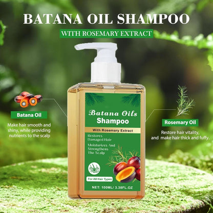 Batana Oil Shampoo with Rosemary Extract