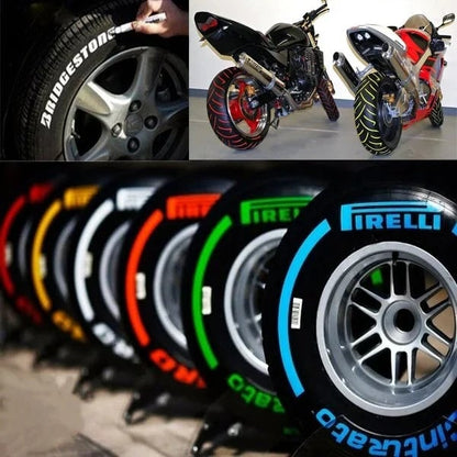 Waterproof Tire Paint Pen💜🧡💛💚💙🤎🖤