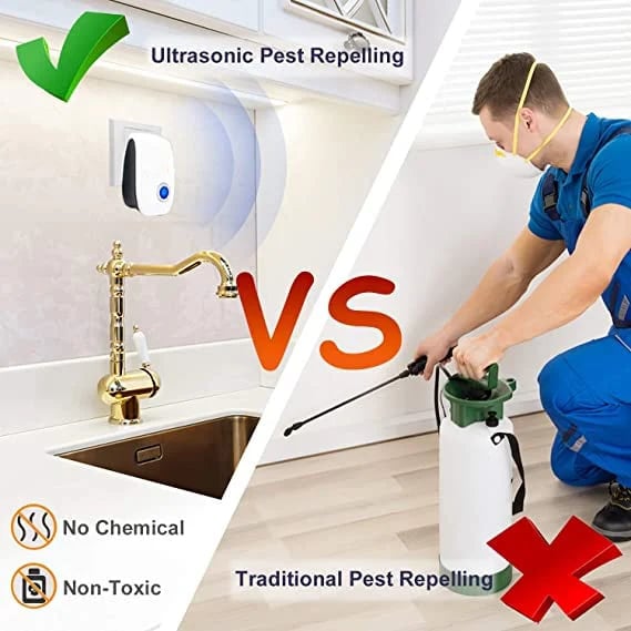 🔥BUY 1 GET 1 FREE🔥Ultrasonic Pest Repeller for Mosquito, Cockroaches, Rats, Ants, Lizards, Spiders, Etc