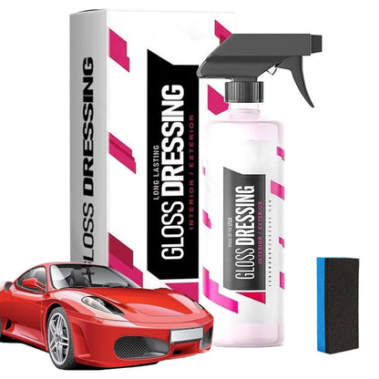 Gloss Dressing - Plastic decoration and tire polish, automotive plastic repair agent