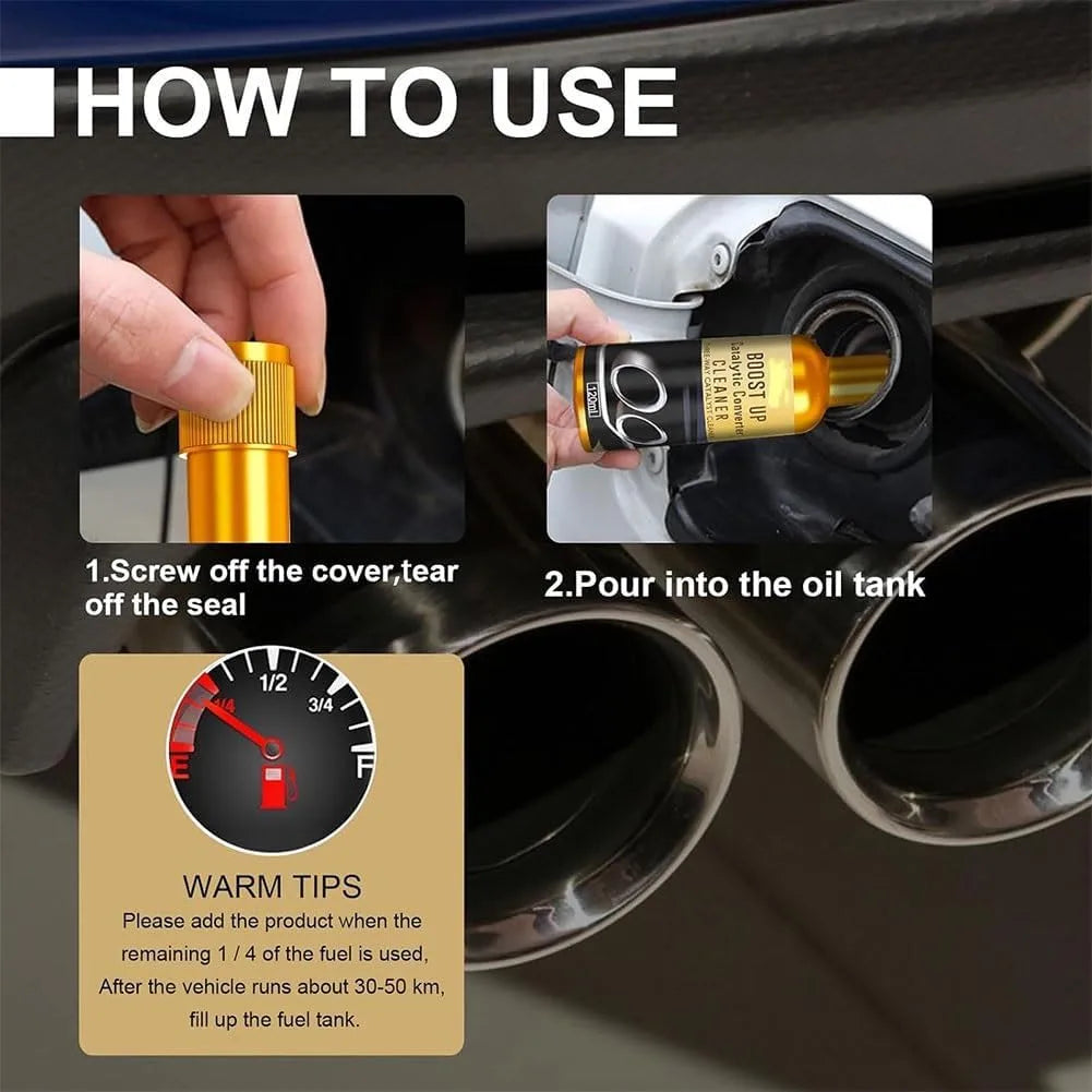BeatuyNue ™ Boost Up Vehicle Engine Catalytic Converter Cleaner Multipurpose Deep Cleaning
