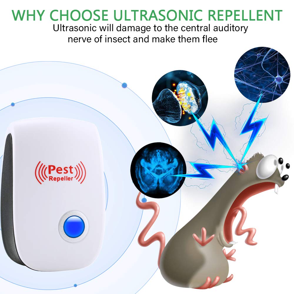 2025 Upgrated Pest Control Ultrasonic Repellent