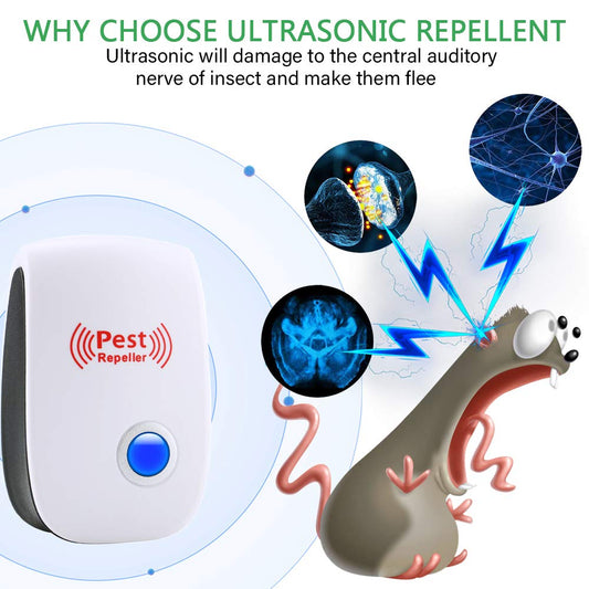 2025 Upgrated Pest Control Ultrasonic Repellent