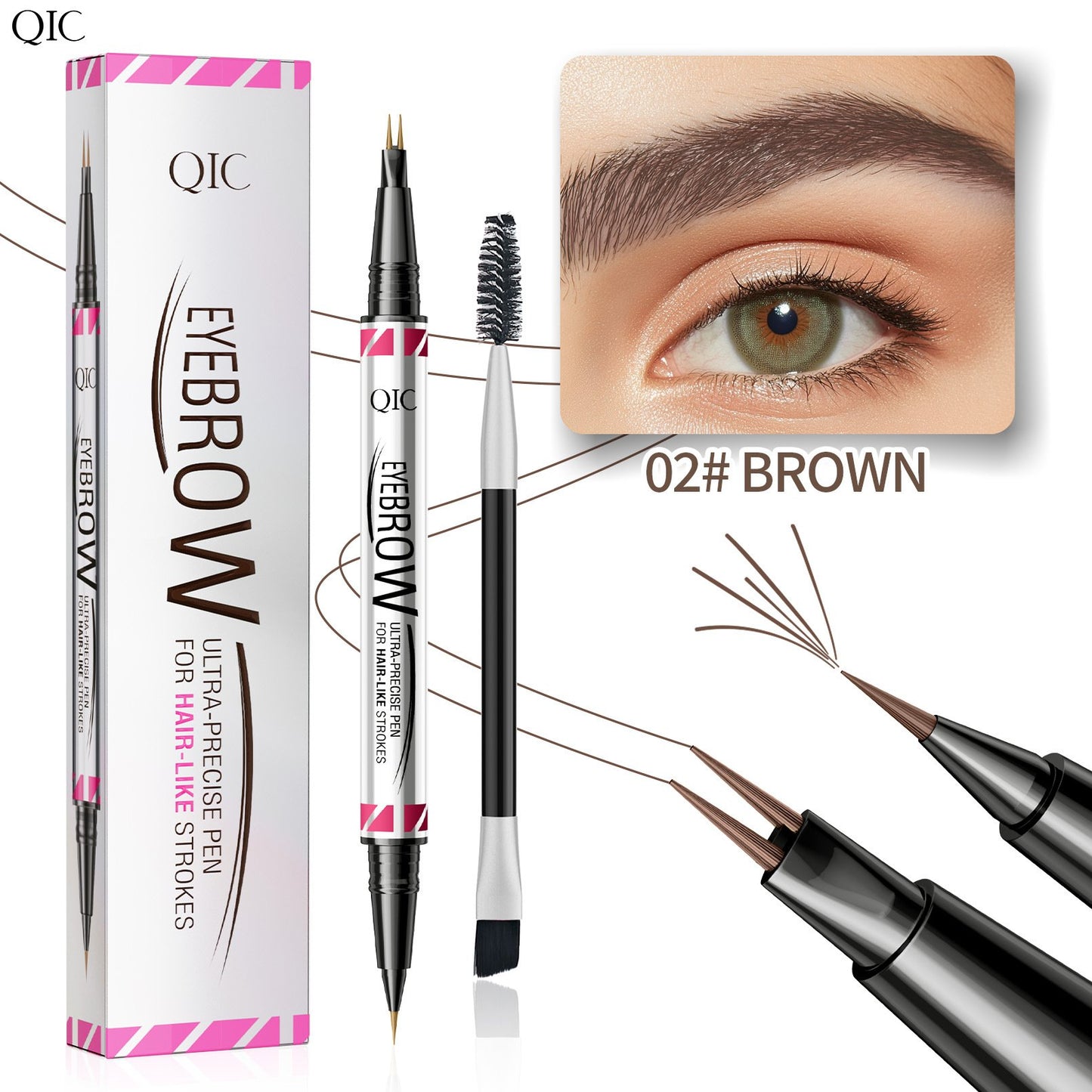 LAST DAY PROMOTION - 49% ✨3D Waterproof Microblading Eyebrow Pen