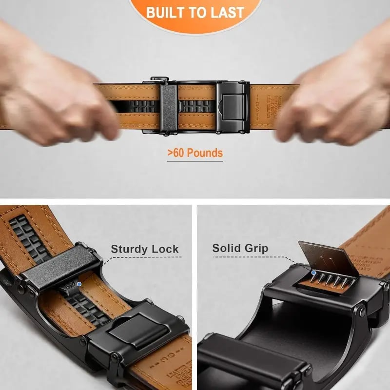 🔥Last Day! Leather Ratchet Belt 👔 Limited Time – 49% OFF 💰