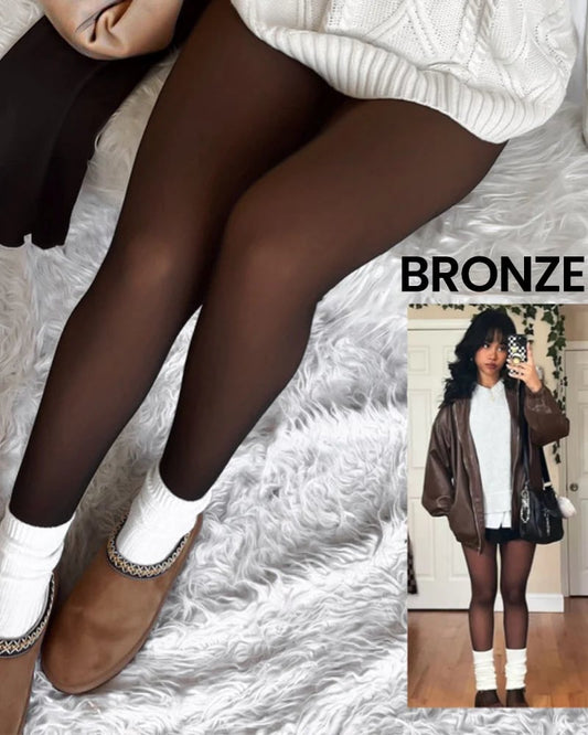 Magic Velvet Lined Leggings • Closed Foot (Looks Like Pantyhose)