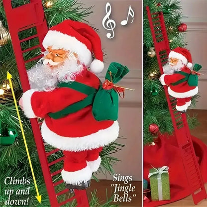 🎅Electric Bead Climbing Santa Claus Musical Toy