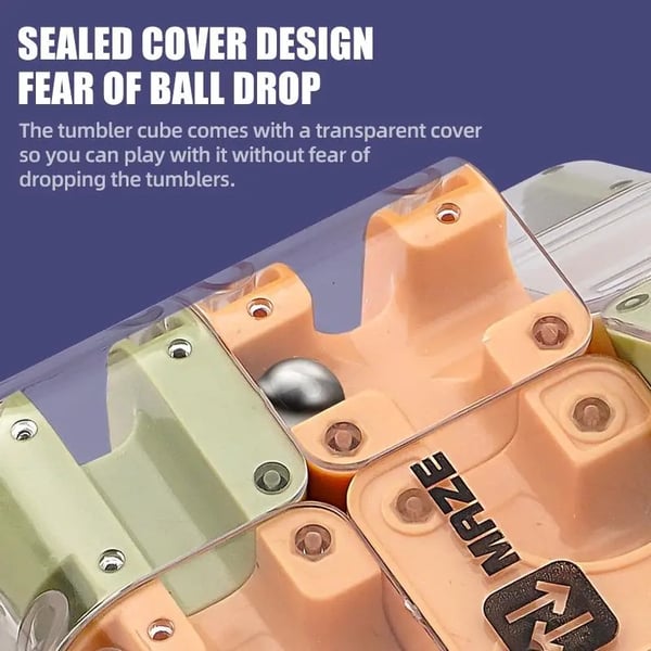 Large Labyrinth 3D Puzzle Maze Cube - Engaging Brain Teaser Toy