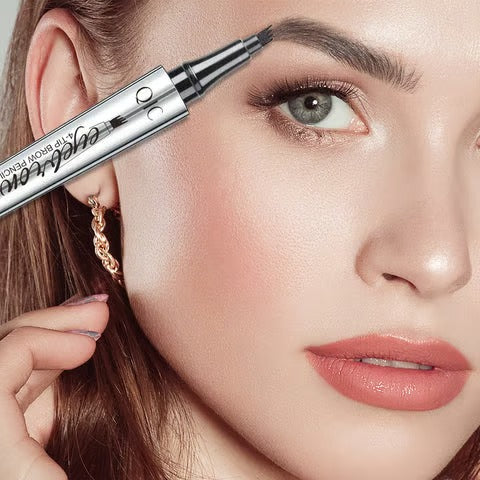 3D Microblading Eyebrow Pen 4 Fork Tip Tattoo Pencil
