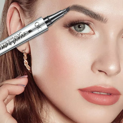 3D Microblading Eyebrow Pen 4 Fork Tip Tattoo Pencil