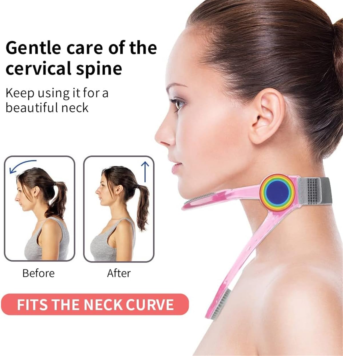 ⏰ LAST CHANCE! 49% OFF Neck Brace -Adjustable, Pain Relief & Support 🔥