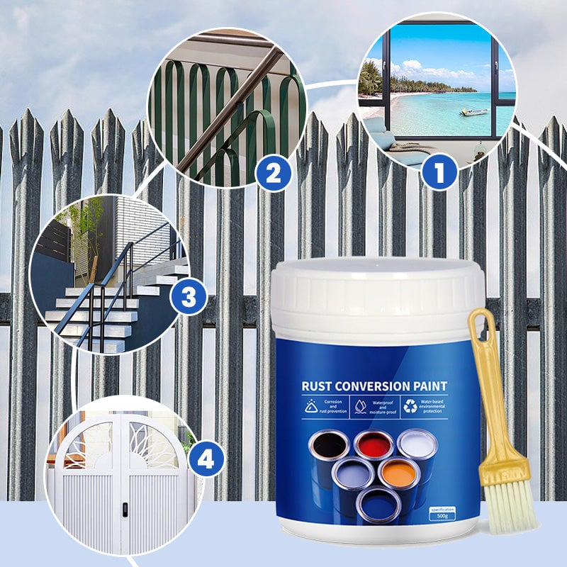 2025 New Arrival 🔥Waterproof Rust Remover😮Solve fading, leaking, peeling and rusting