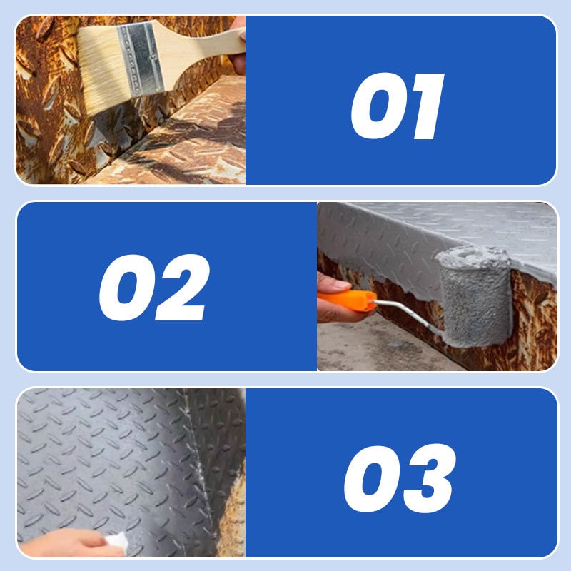 2025 New Arrival 🔥Waterproof Rust Remover😮Solve fading, leaking, peeling and rusting