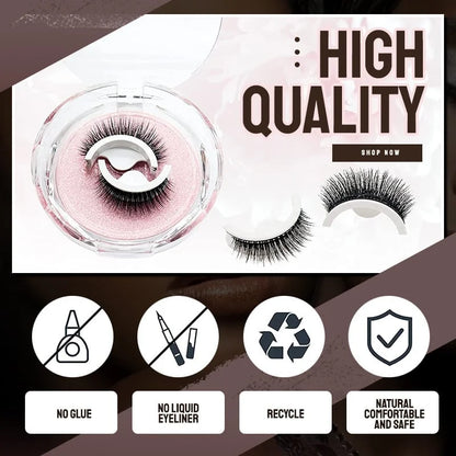 Instant Beauty, No Glue Needed!🔥Reusable Self Adhesive Eyelashes🔥