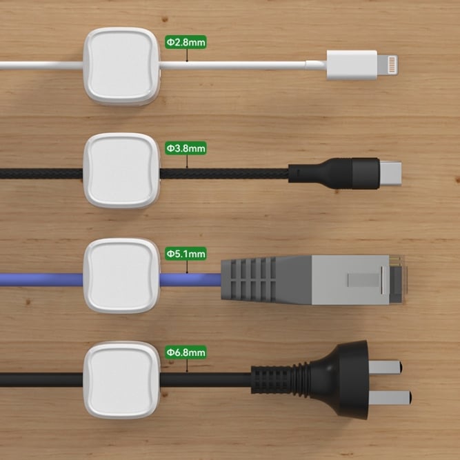 LAST DAY 49% OFF🔥Magnetic Cord Organizer, Easy Secure Adhesive Cable Management